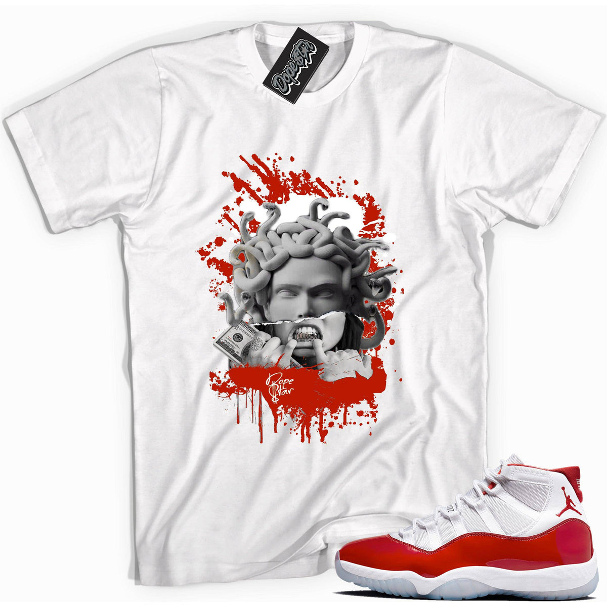 Cherry 11s DopeStar Shirt Medusa