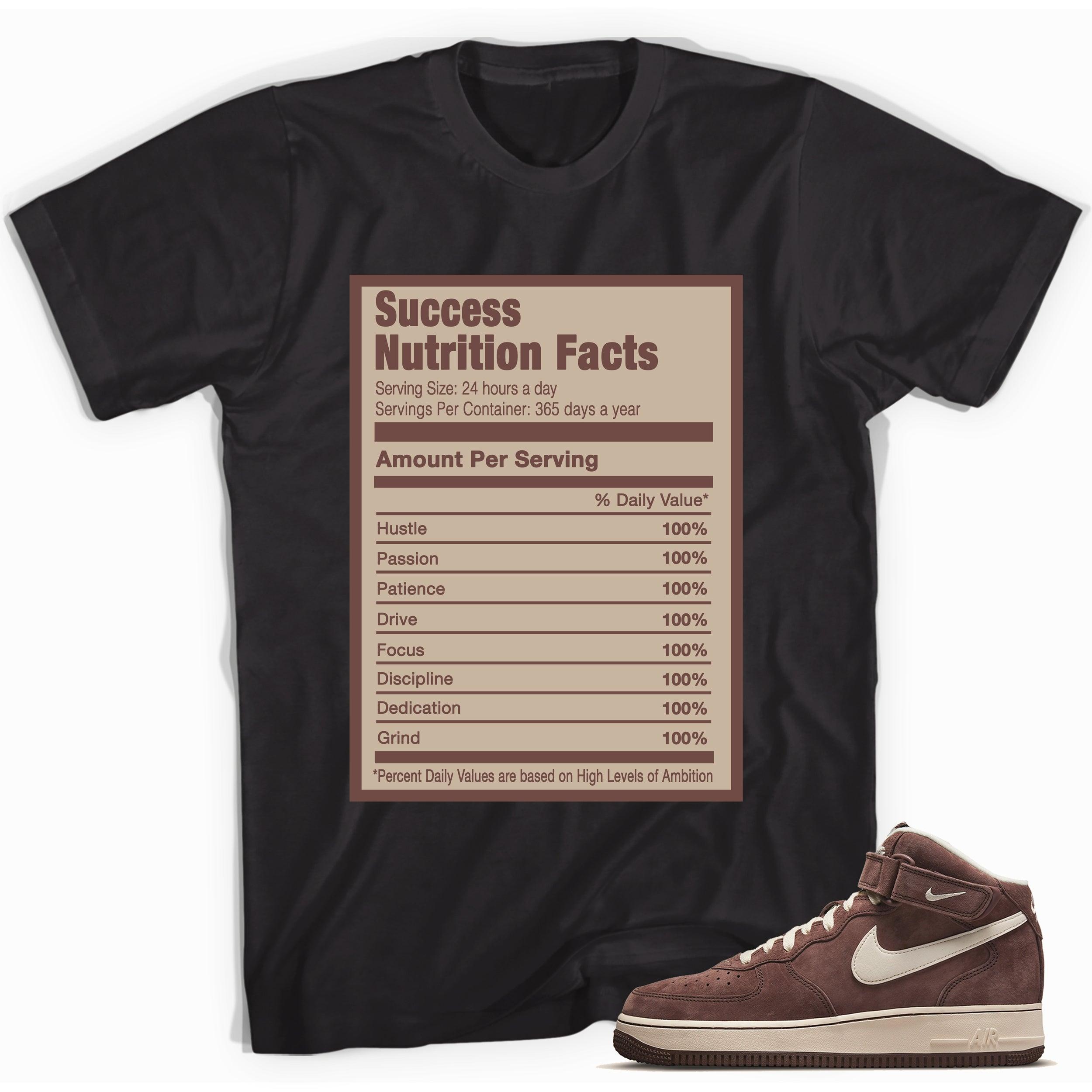 Air Force 1 Mid QS Chocolate Shirt Success Nutrition