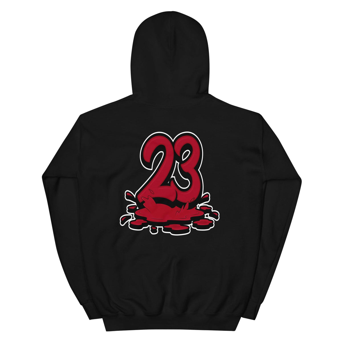 4 Fire Red Hoodie 23 Melting