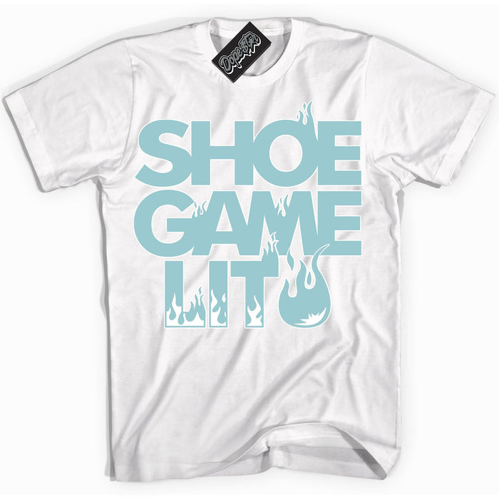 AJKO Bleached Aqua 1s DopeStar Shirt Shoe Game Lit Graphic