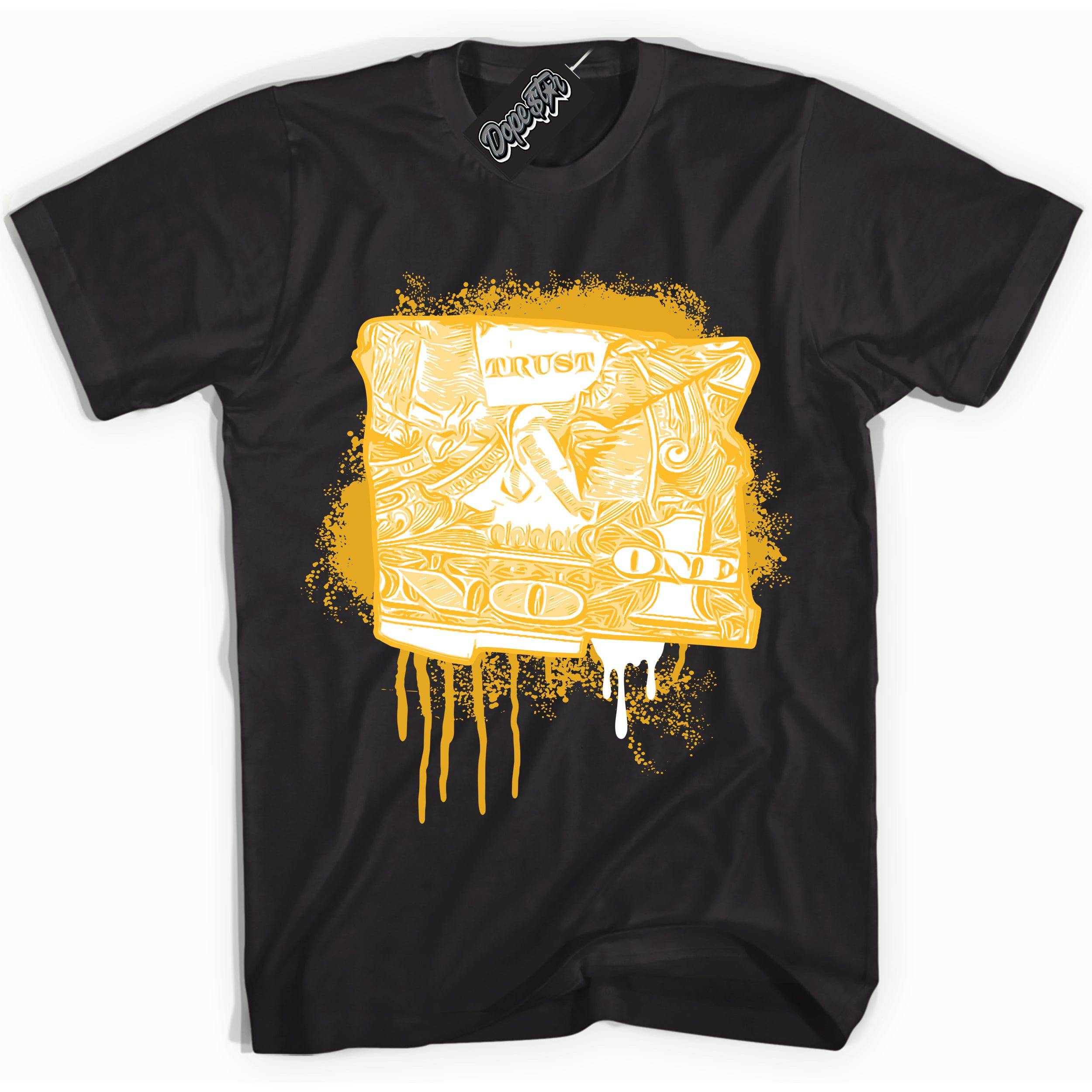 White University Gold DopeStar Shirt Trust No One Dollar Graphic