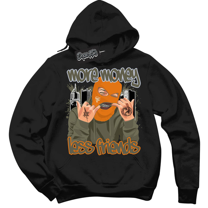 Olive 5s DopeStar Hoodie More Money Less Friends Graphic