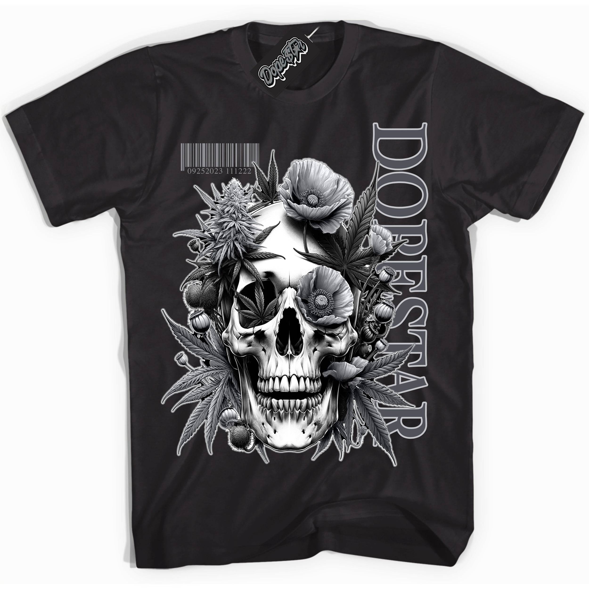Paris Olympics Wet Cement 4s DopeStar Shirt Skull Poppies Graphic