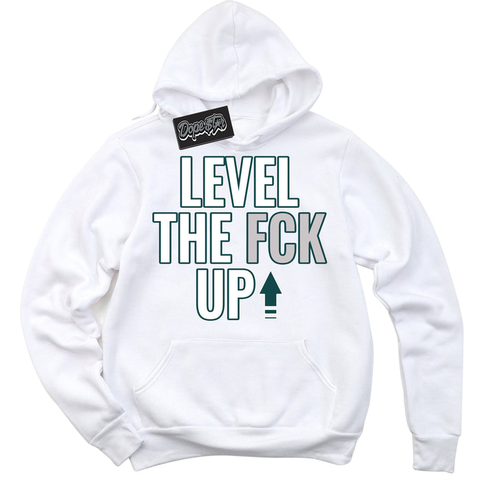 Oxidized Green 4s DopeStar Sneaker Hoodie Level The Fck Up Graphic