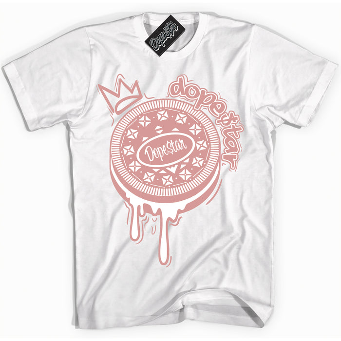 Cool White Shirt with “ Oreo DS ” design that perfectly matches Legend Pink 11s Jordans.
