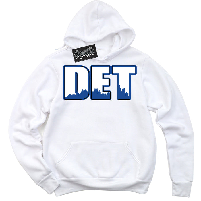 AJ12 Retro Blueberry ‘God Blessed’ – White Streetwear Hoodie | Sneaker Matching sweatshirt for AJ12 Retro Blueberry | Men's and Women's Streetwear Graphic Hoodie by Sneaker Shirts Outlet.
