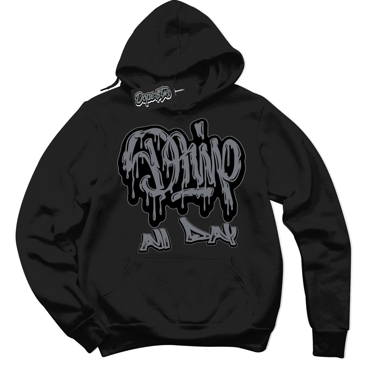 AJ12 Retro Barons ‘Drip All Day – Black Streetwear Hoodie | Sneaker Matching sweatshirt for AJ12 Retro Barons | Graphic Hoodie for Men & Women Streetwear by Sneaker Shirts Outlet.