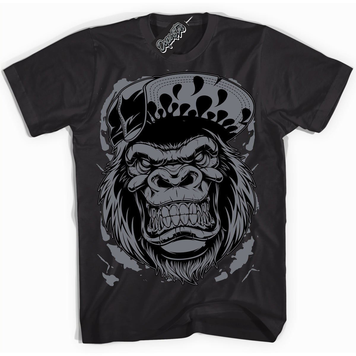 AJ12 Retro Barons ‘Gorilla Beast – Black Streetwear T-Shirt | Sneaker Matching shirt for AJ12 Retro Barons | Graphic Tee for Men & Women Streetwear by Sneaker Shirts Outlet.