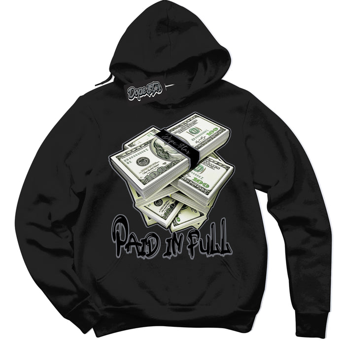 AJ12 Retro Barons ‘Paid In Full – Black Streetwear Hoodie | Sneaker Matching sweatshirt for AJ12 Retro Barons | Graphic Hoodie for Men & Women Streetwear by Sneaker Shirts Outlet.