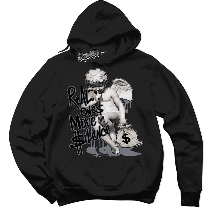 AJ12 Retro Barons ‘Real Ones Cherub – Black Streetwear Hoodie | Sneaker Matching sweatshirt for AJ12 Retro Barons | Graphic Hoodie for Men & Women Streetwear by Sneaker Shirts Outlet.