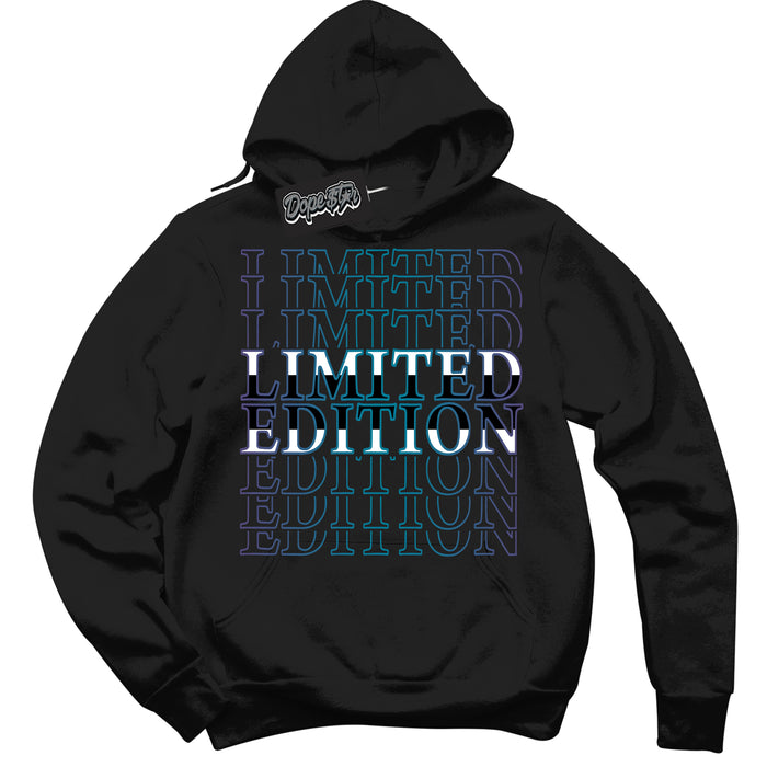Cool Black Hoodie with “ Limited Edition ”  design that Perfectly Matches Love Letter 14s Sneakers.
