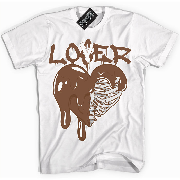 AJ1 Low Archaeo Brown White 'Lover Loser' Shirt - White Streetwear Mockup | Sneakerhead T-shirt Matching Archaeo Brown White AJ1 Lows | Limited Edition Jordan 1 Low Archaeo Brown White Shirt for Men & Women | Drip with Your Archaeo Brown White 1s Kicks | Sneakerhead Fashion Must-Have.