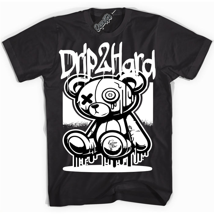 Cool Black graphic tee with “ Drip 2 Hard ” design, that perfectly matches Diamond 1s