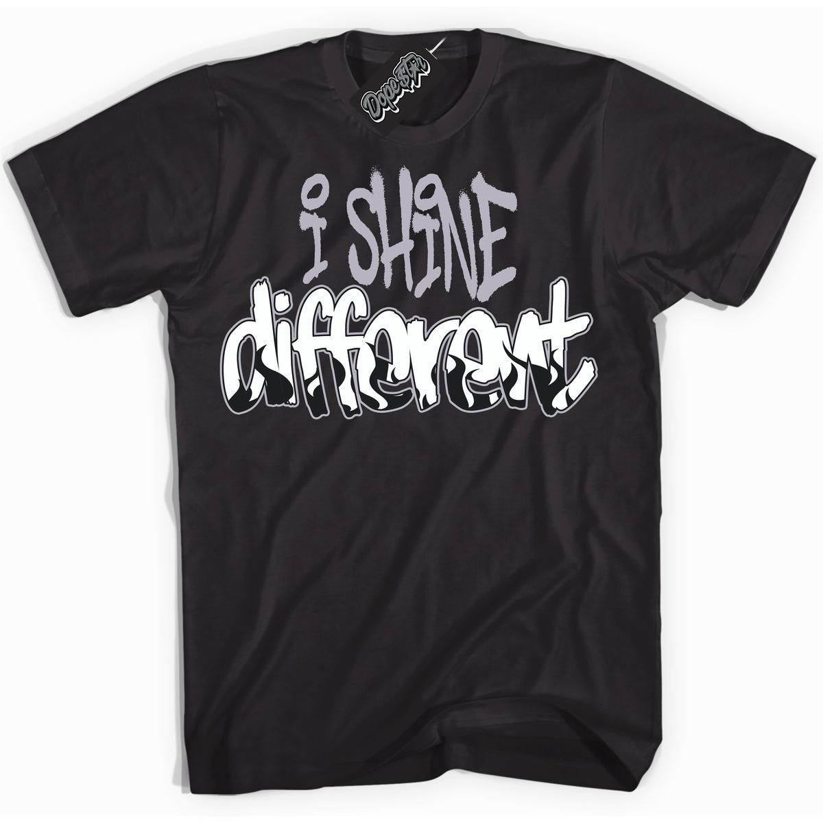 Cool Black Shirt with “ I Shine Different ” design that perfectly matches OG Barons 1s Jordans.
