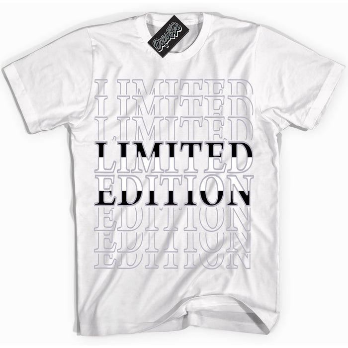 Cool White Shirt with “ Limited Edition ” design that perfectly matches OG Barons 1s Jordans.
