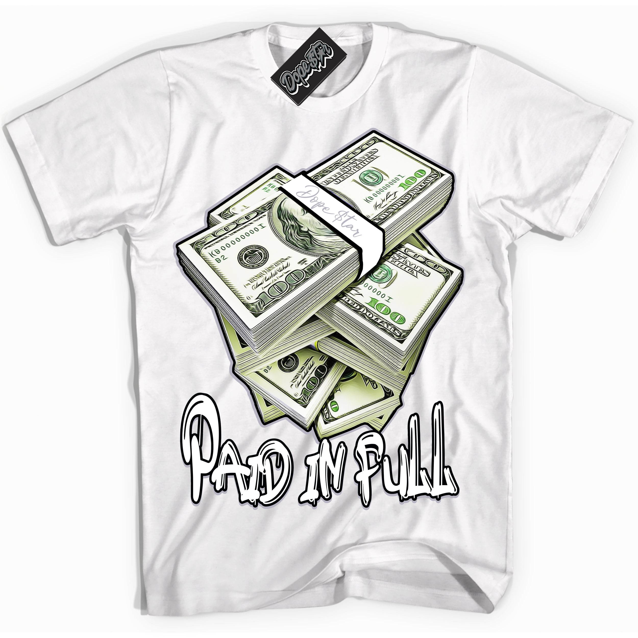 Cool White Shirt with “ Paid In Full ” design that perfectly matches OG Barons 1s Jordans.
