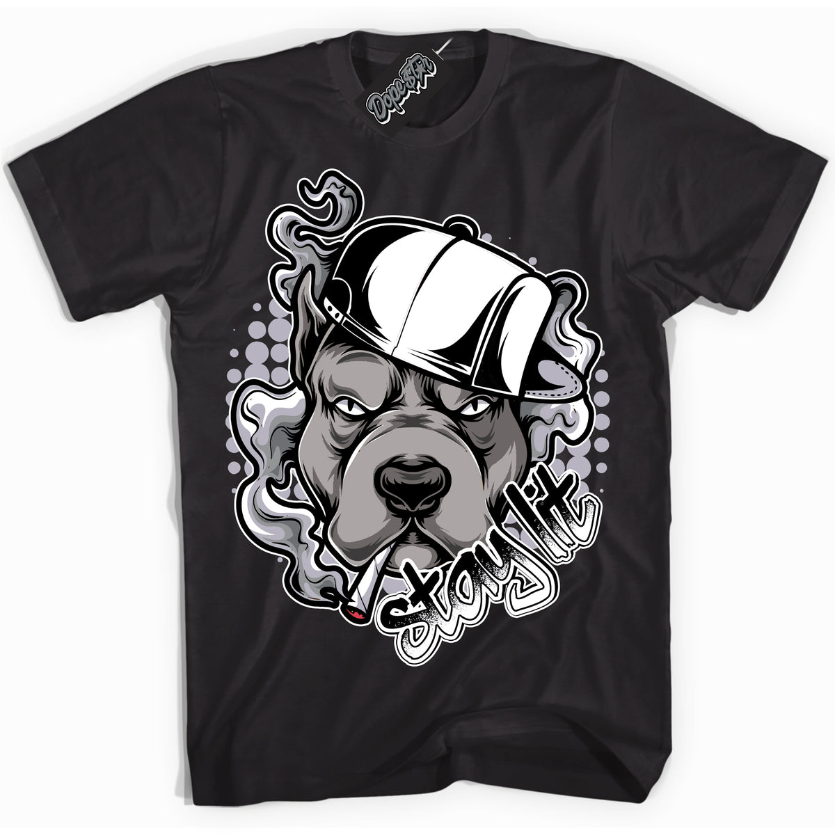Cool Black Shirt with “ Stay Lit ” design that perfectly matches OG Barons 1s Jordans.
