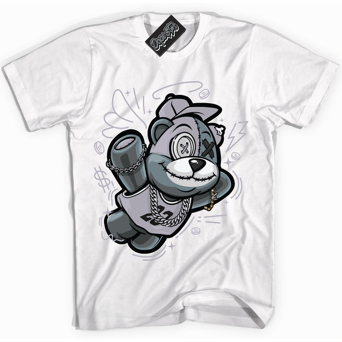 Cool White Shirt with “ Slam Dunk Bear ” design that perfectly matches OG Barons 1s Jordans.
