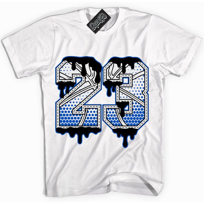 Cool White Shirt with “ 23 Ball” design that perfectly matches Quai 54 1s Sneakers.