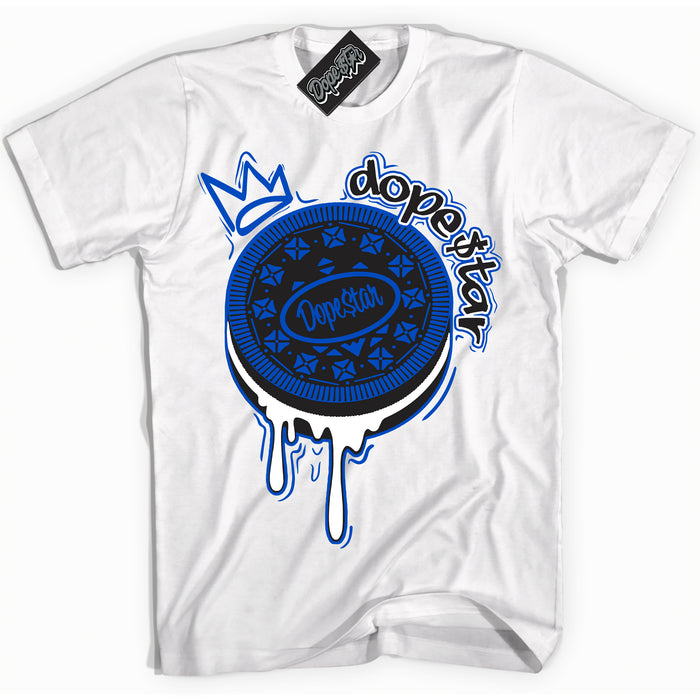 Cool White Shirt with “ Oreo DS” design that perfectly matches Quai 54 1s Sneakers.