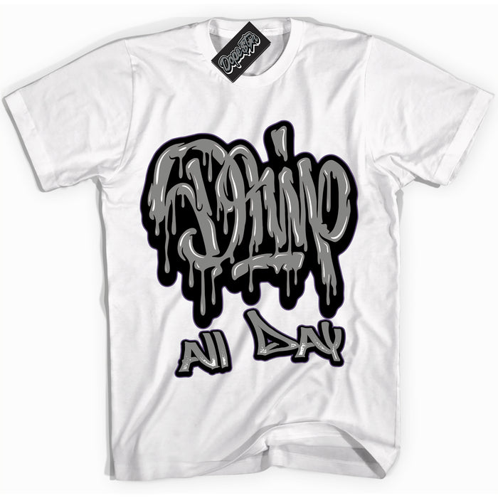 Cool White Shirt with “ Drip All Day” design that perfectly matches Punk Rock 1s Sneakers.