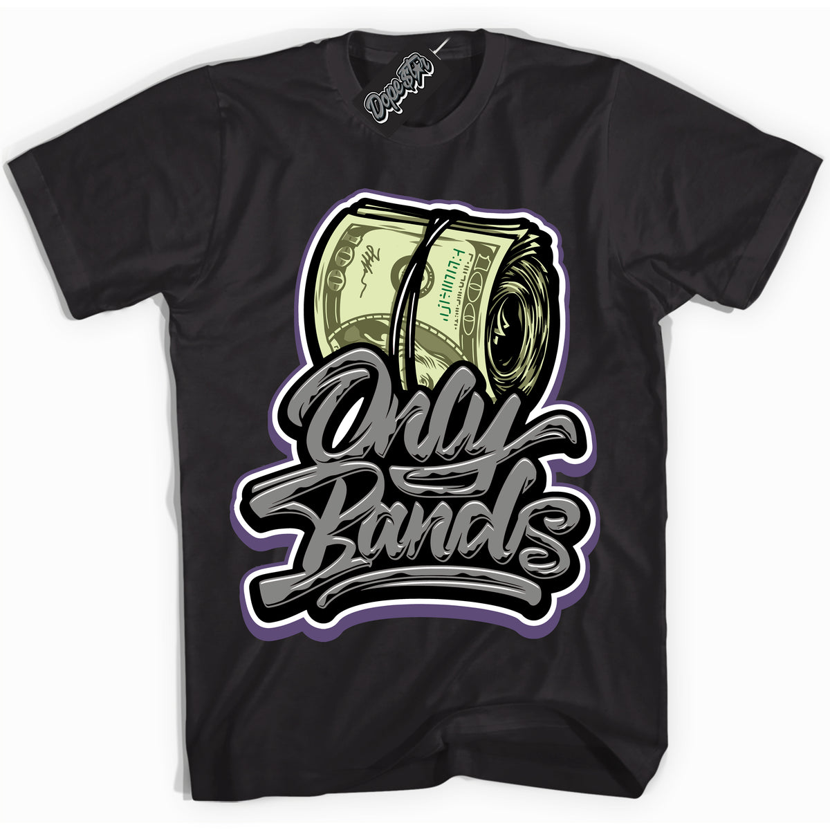 Cool Black Shirt with “ Only Bands” design that perfectly matches Punk Rock 1s Sneakers.