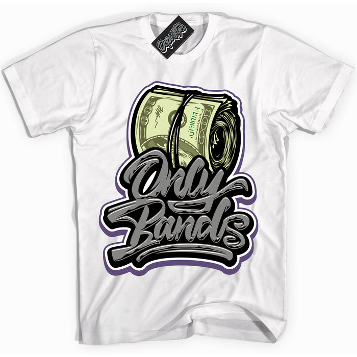 Cool White Shirt with “ Only Bands” design that perfectly matches Punk Rock 1s Sneakers.