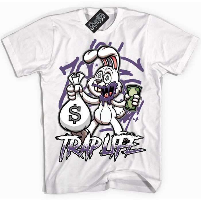 Cool White Shirt with “ Trap Rabbit” design that perfectly matches Punk Rock 1s Sneakers.