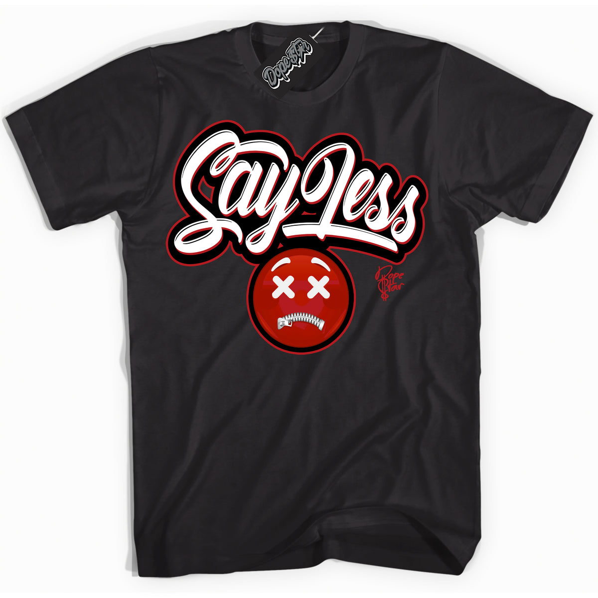 AJ1 Retro High '85 OG Bred ‘Only Bands’ – Black Streetwear T-Shirt | Sneaker Matching shirt for AJ1 Retro High '85 OG Bred | Men's and Women's Streetwear Graphic Tee by Sneaker Shirts Outlet.
