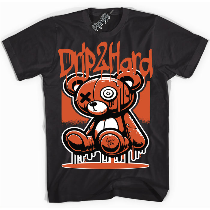 Cool Black graphic tee with “ Drip 2 Hard ” design, that perfectly matches Shattered Backboard 1s