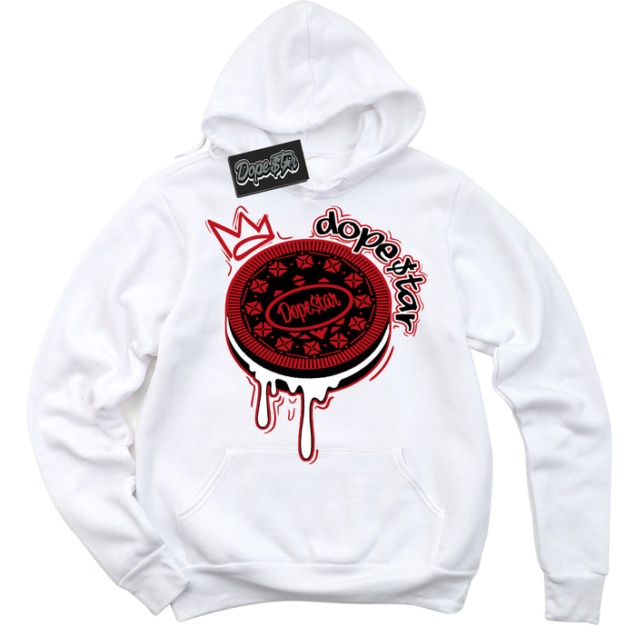 Cool White Hoodie with “ Oreo DS ”  design that Perfectly Matches Trophy Room 1s Jordans.
