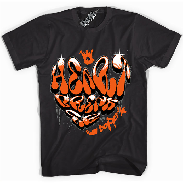 Cool Black graphic tee with “ Heartbreaker Graffiti ” design, that perfectly matches Fear Pack 3s sneakers 