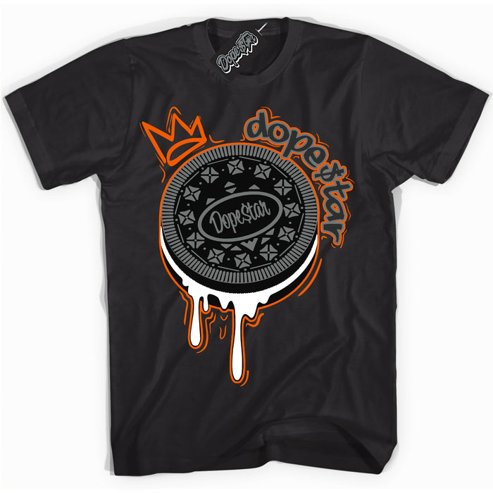 Cool Black graphic tee with “ Oreo DS ” design, that perfectly matches Fear Pack 3s sneakers 