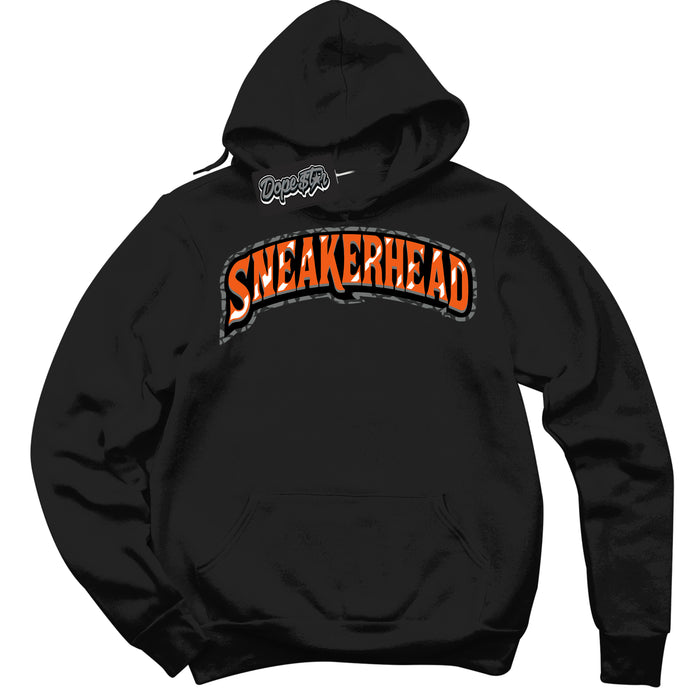 Cool Black Graphic DopeStar Hoodie with “  Sneakerhead  “ print, that perfectly matches Fear Pack 3s sneakers
