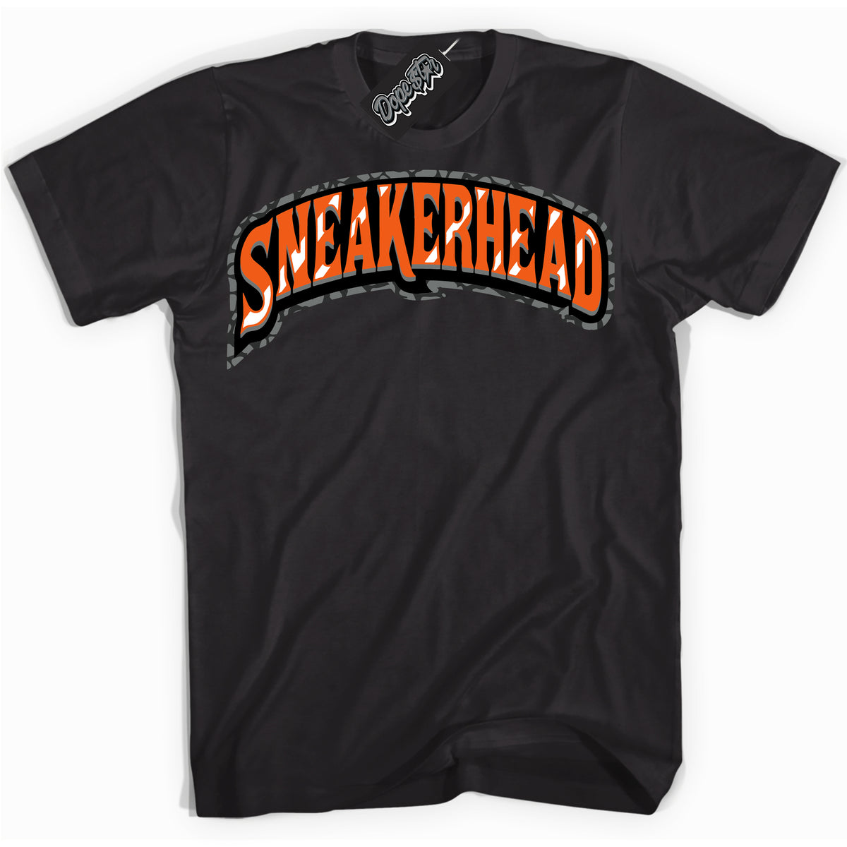Cool Black graphic tee with “ Sneakerhead ” design, that perfectly matches Fear Pack 3s sneakers 