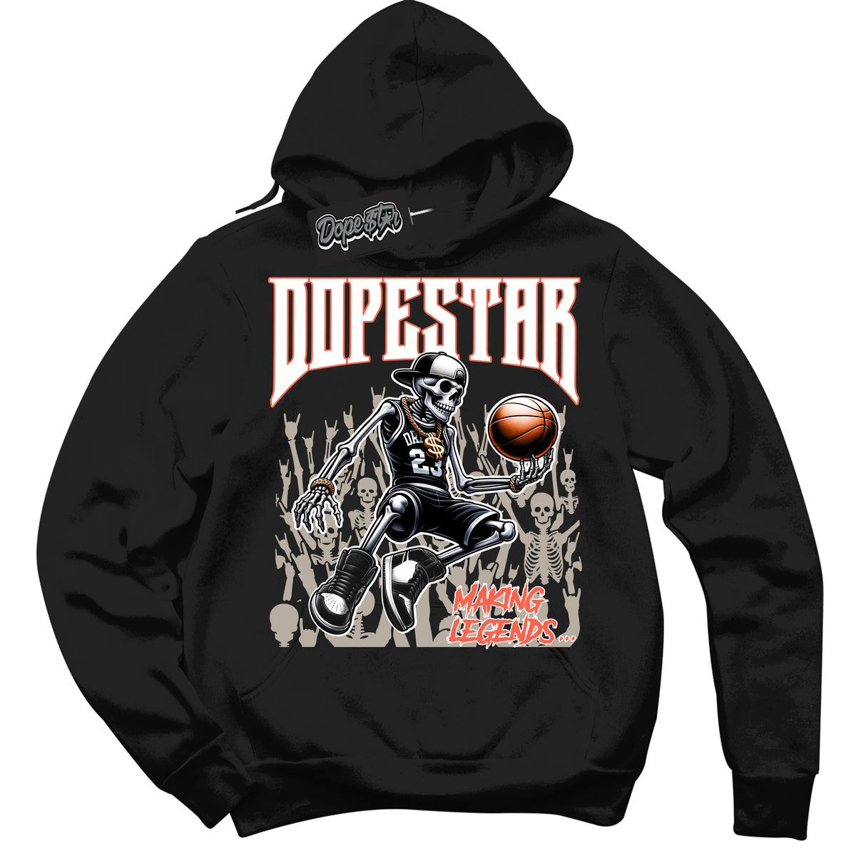 Georgia Peach 3s DopeStar Hoodie Making Legends Graphic