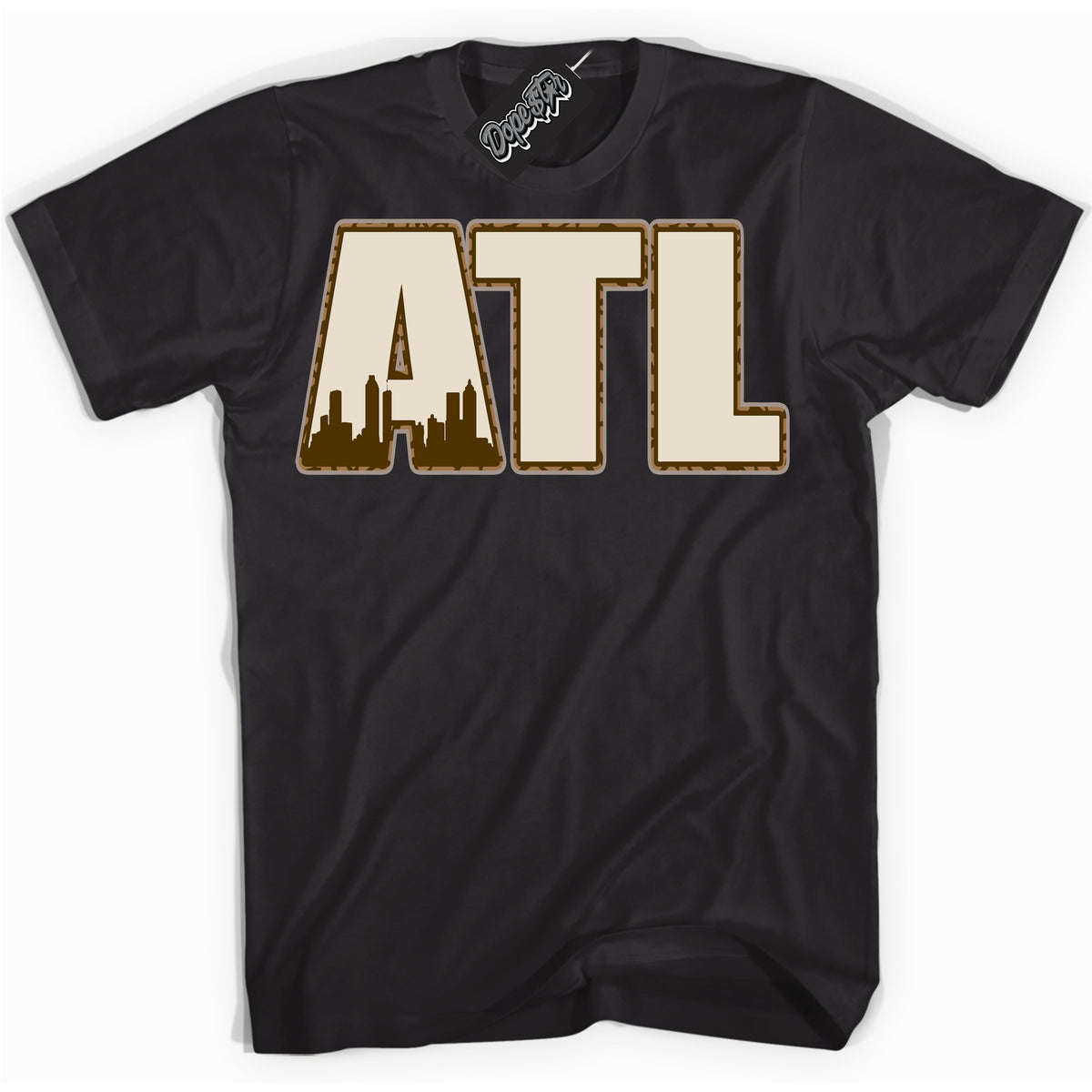 Cool Black graphic tee with “ Atlanta ” design, that perfectly matches Palomino 3s sneakers 