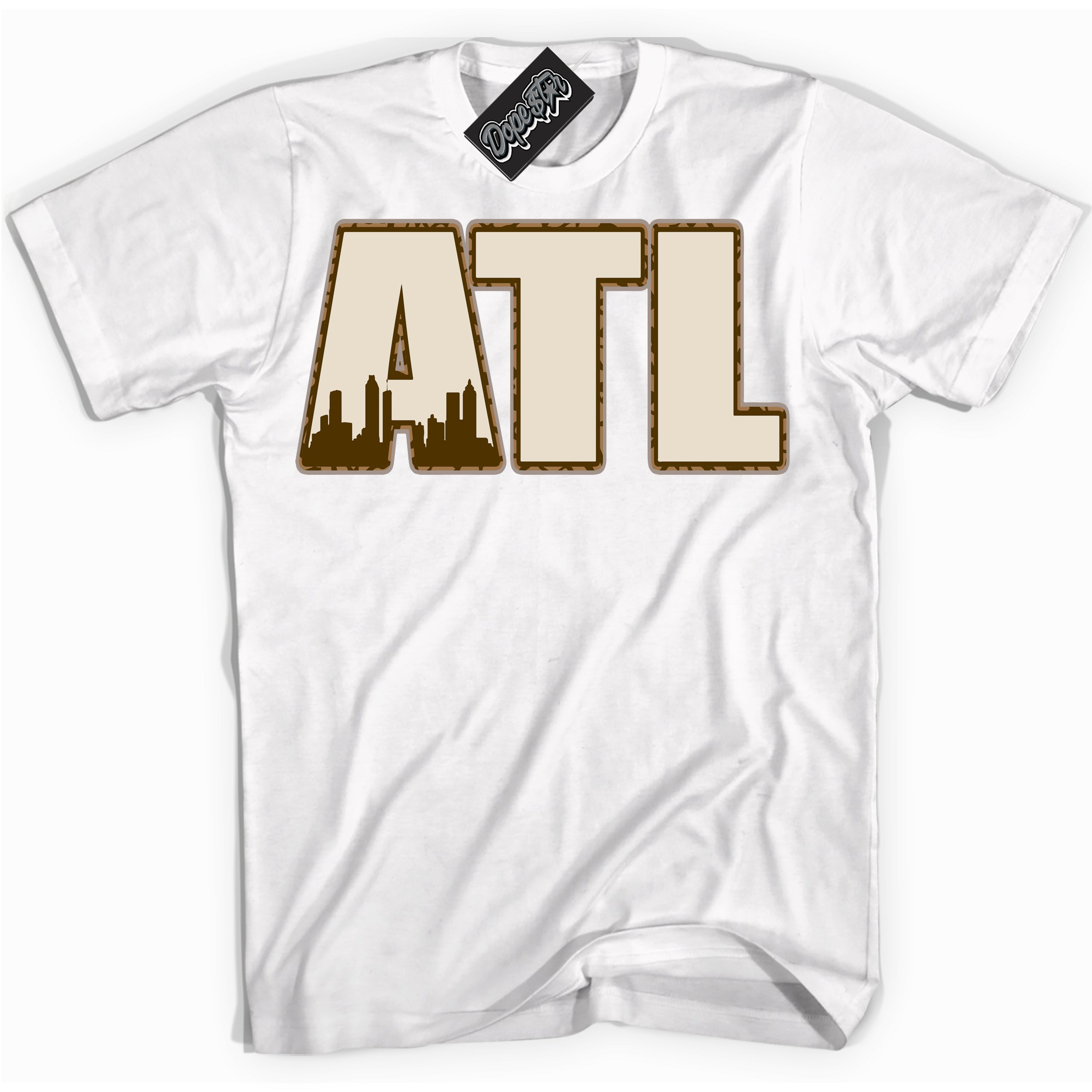 Cool White graphic tee with “ Atlanta ” design, that perfectly matches Palomino 3s sneakers 