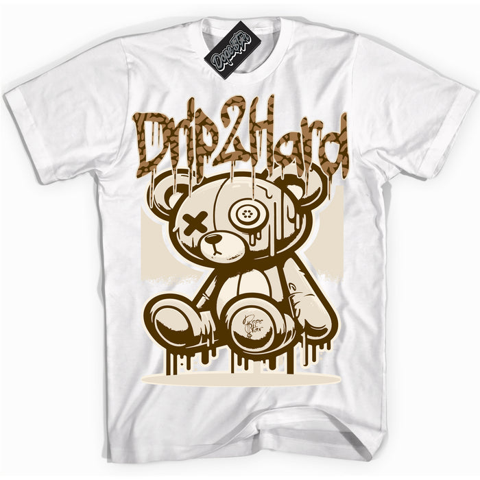 Cool White graphic tee with “ Drip 2 Hard ” design, that perfectly matches Palomino 3s sneakers 
