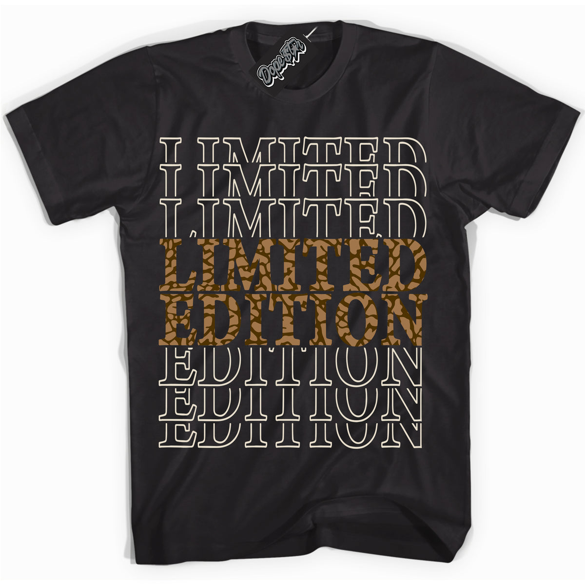 Cool Black graphic tee with “ Limited Edition ” design, that perfectly matches Palomino 3s sneakers 