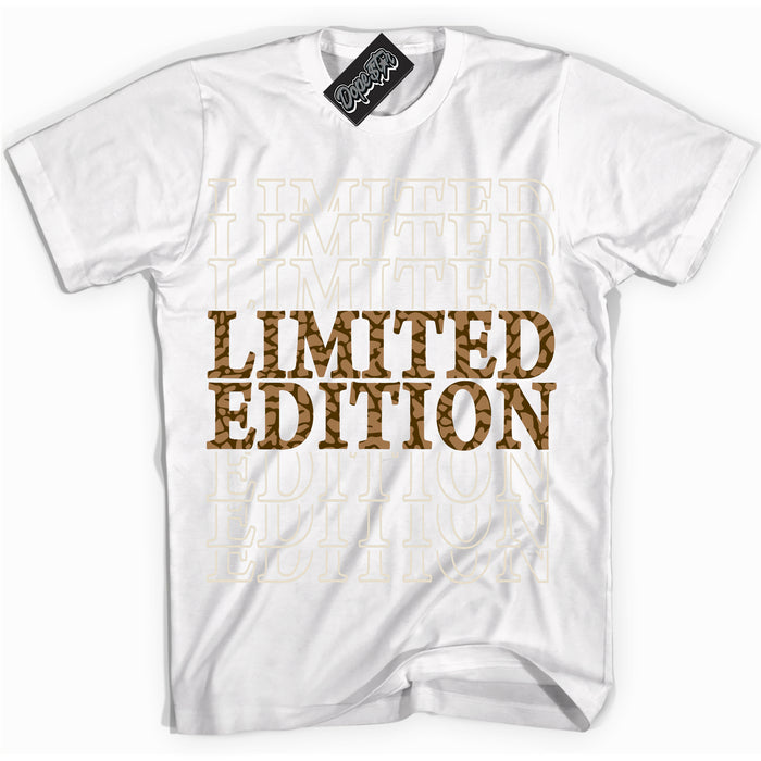 Cool White graphic tee with “ Limited Edition ” design, that perfectly matches Palomino 3s sneakers 
