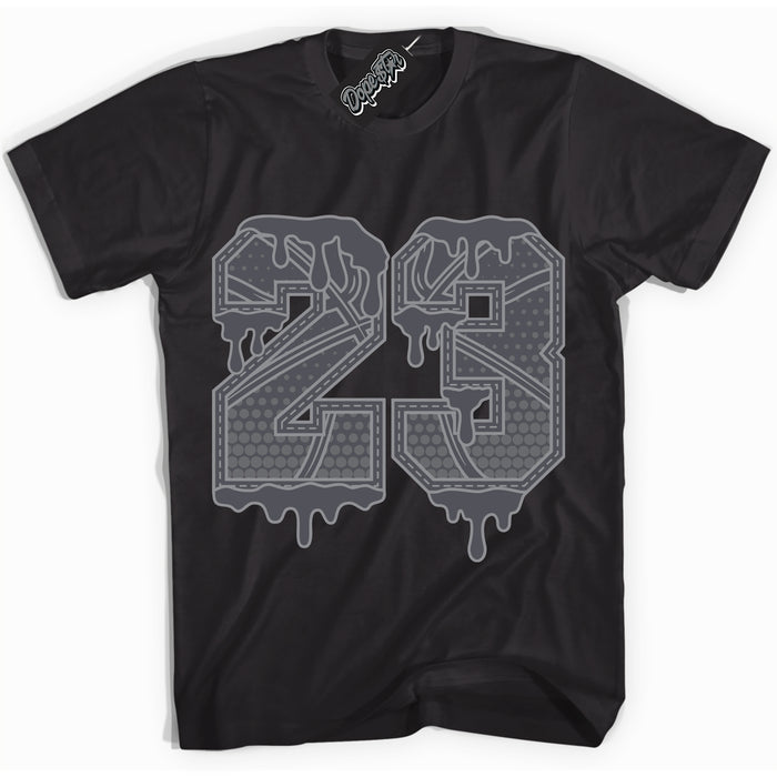 Cool Black Shirt with “ 23 Ball ” design that perfectly matches Paris Olympics Wet Cement 4s Jordans.
