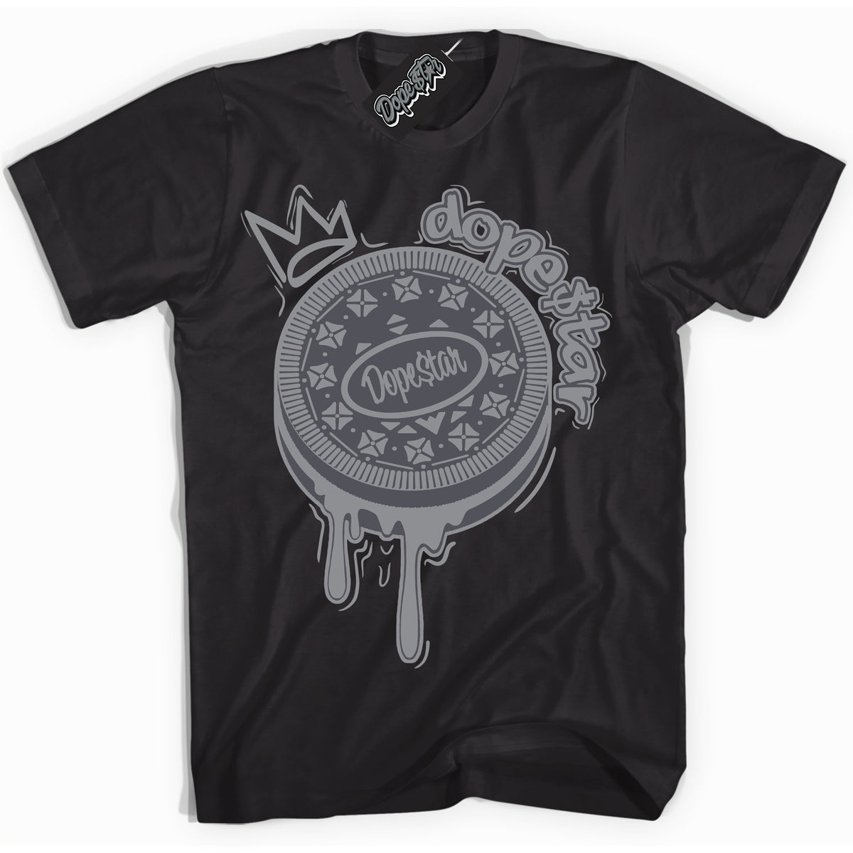 Cool Black Shirt with “ Oreo DS ” design that perfectly matches Paris Olympics Wet Cement 4s Jordans.
