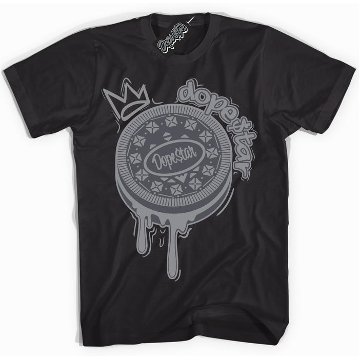 Cool Black Shirt with “ Oreo DS ” design that perfectly matches Paris Olympics Wet Cement 4s Jordans.
