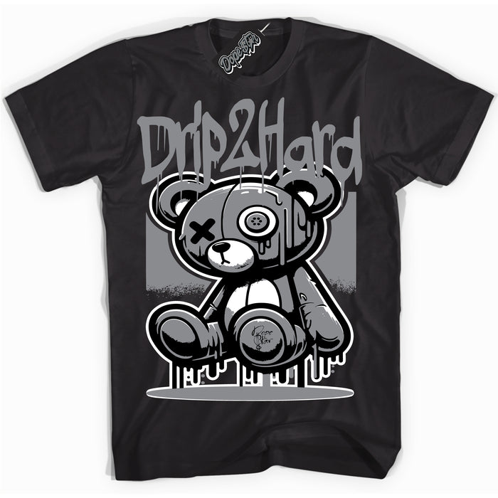 Cool Black graphic tee with “ Drip 2 Hard ” design, that perfectly matches Black Canvas 4s