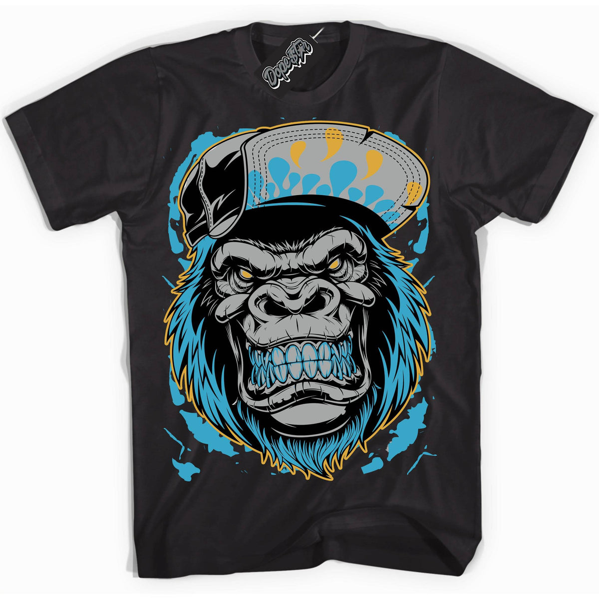 Aqua 5s DopeStar Shirt Gorilla Beast Graphic