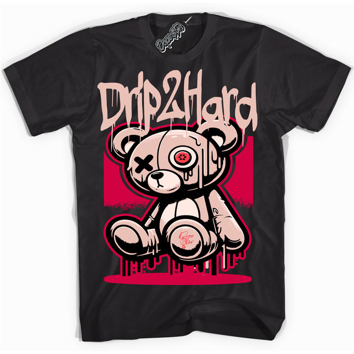Cool Black graphic tee with “ Drip 2 Hard ” design, that perfectly matches Arctic Orange 5s