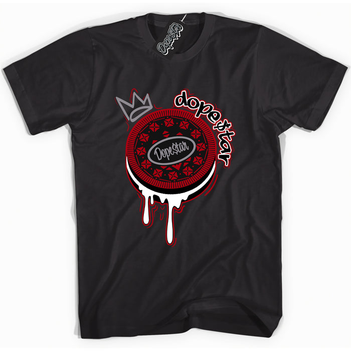 AJ5 Retro OG Black Metallic Reimagined “Oreo DS” black streetwear t-shirt and matching sneaker tee for men and women by Sneaker Shirts Outlet.
