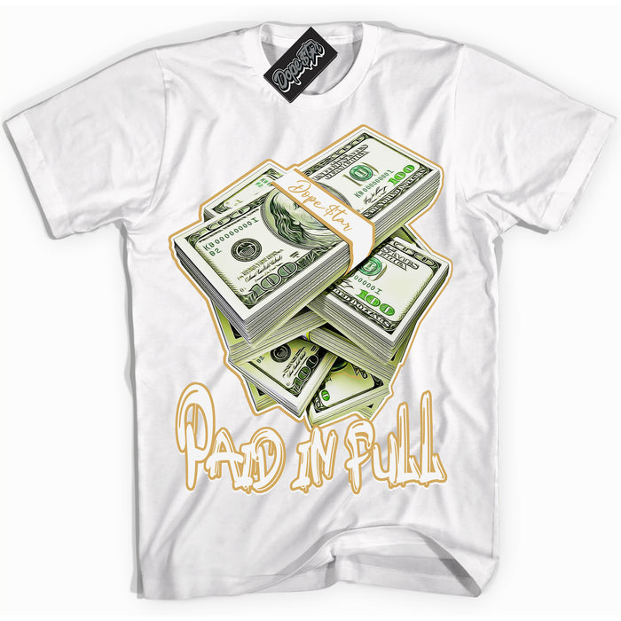 Cool White Shirt with “ Paid In Full ” design that perfectly matches Craft Paris 6s Jordans.

