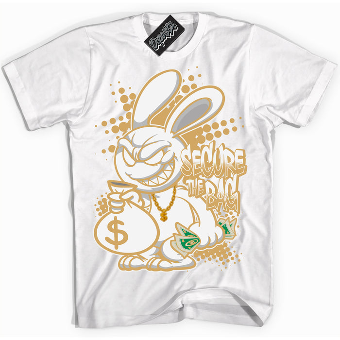 Cool White Shirt with “ Secure The Bag ” design that perfectly matches Craft Paris 6s Jordans.
